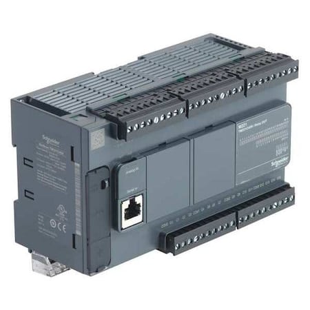 Controller, 24VDC/240VAC, Relay, 5.12 in. D MPN:TM221C40R