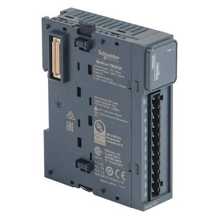 Analog Output Module, 24V DC, 4 Outputs MPN:TM3AQ4