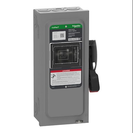 Safety Switch, Fusible, 3PST, Three Phase, NEMA 1, Indoor, Steel MPN:VH321N