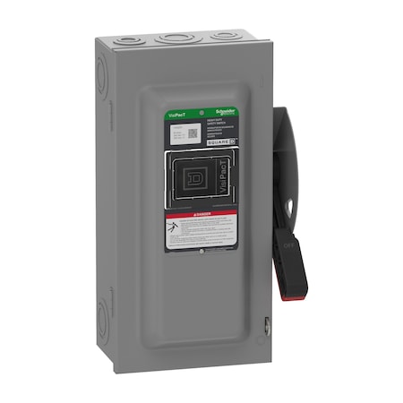 Safety Switch, Fusible, 3PST, Three Phase, NEMA 1, Indoor, Steel MPN:VH322N