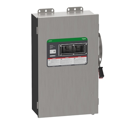 Safety Switch, Fusible, 3PST, Three Phase, NEMA 4X, Indoor/Outdoor, 18-8 Stainless Steel MPN:VH324NDSGL