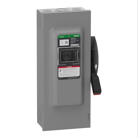 Safety Switch, Fusible, 3PST, Three Phase, NEMA 1, Indoor, Steel MPN:VH363