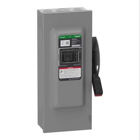 Safety Switch, Fusible, 3PST, Three Phase, NEMA 1, Indoor, Steel MPN:VH363N