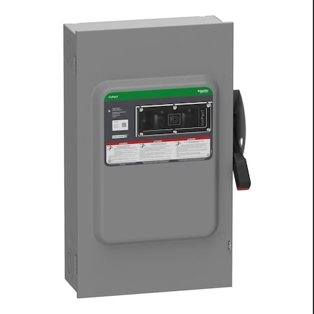Safety Switch, Nonfusible, 3PST, Three Phase, NEMA 1, Indoor, Steel MPN:VHU364