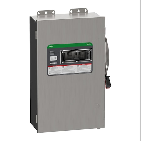 Safety Switch, Nonfusible, 3PST, Three Phase, NEMA 4X, Indoor/Outdoor, 316 Stainless Steel MPN:VHU364NSSGL