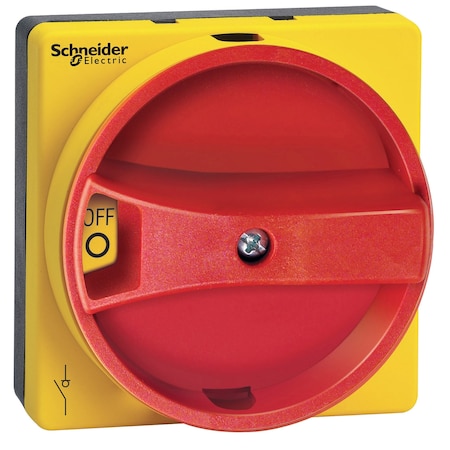 RotaryHandle, Red/Yellow, NEMA1/12/3R/4/4X MPN:VLSH1S5R