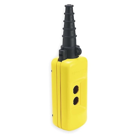 Pendant Enclosure, 22mm, 2 Holes, Yellow MPN:XACA02H7