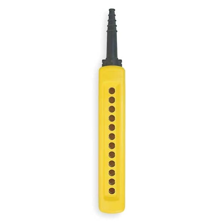 Pendant Enclosure, 22mm, 12Holes, Yellow MPN:XACA12H7