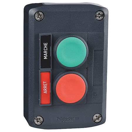 ControlStation, Dead-End, 2Buttons, Grn/Red MPN:XALACS2