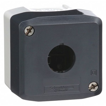 PushButtonEnclosure, 22mm, 1Hole, Plastic MPN:XALD01H7