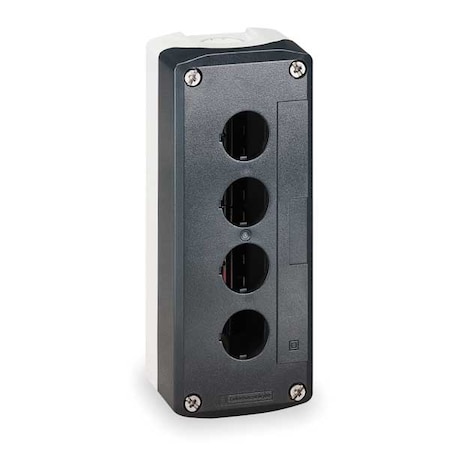 PushButtonEnclosure, 22mm, 4Holes, Plastic MPN:XALD04H7