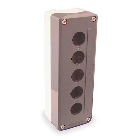PushButtonEnclosure, 22mm, 5Holes, Plastic MPN:XALD05H7