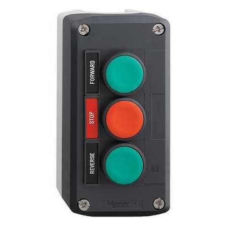 ControlStation, Feed-Thru, 3Buttons, Grn/Rd MPN:XALD311H29H7