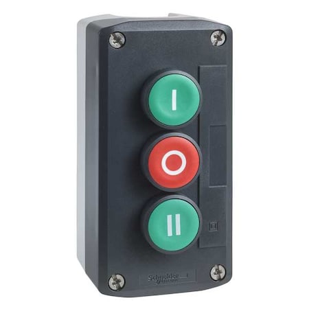 ControlStation, Feed-Thru, 2Buttons, Grn/Rd MPN:XALDAEQ3845G2H7
