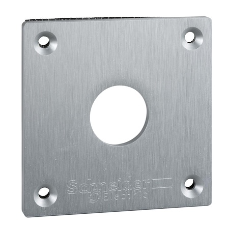 Drilled front plate, Harmony XAP, XB2 SL, metal, 1 cut out, 72x72mm, 22mm MPN:XAPE301