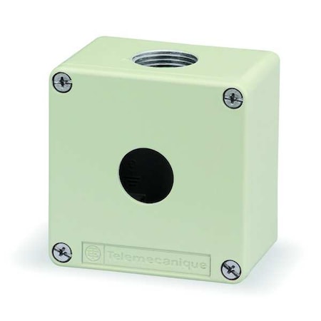 PushButtonEnclosure, 22mm, 1Hole, DiCstZinc MPN:XAPG19201