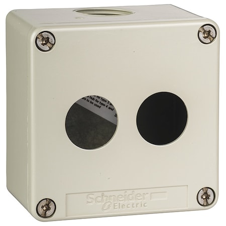 CtrlStationEnclosur, 22mm, 2Hole, DiCstZinc MPN:XAPG19702