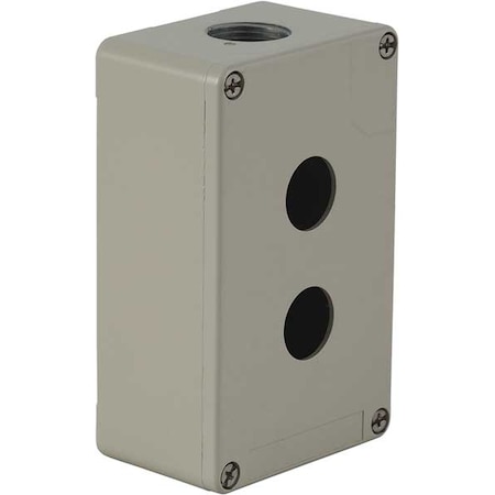 PushButtonEnclosure, 22mm, 2Hole, DiCstZinc MPN:XAPG29502