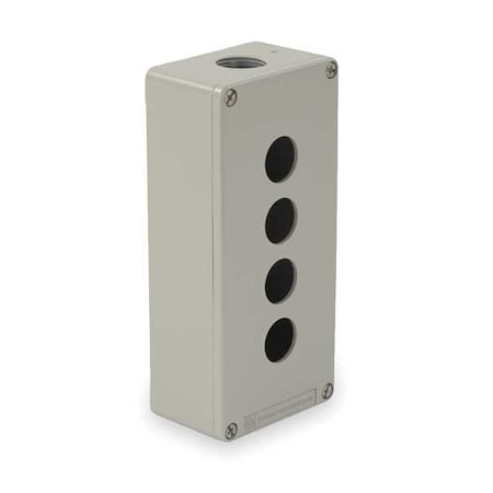 PushButtonEnclosure, 22mm, 4Hole, DiCstZinc MPN:XAPG39704