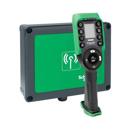 Control station, Harmony eXLhoist, standard, Remote ZART12D with base ZARB18W MPN:XARS12D18W