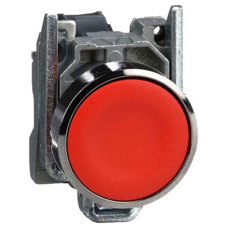 FlushPushButtonOperator, NonIllum, Red, 1NC MPN:XB4BA42