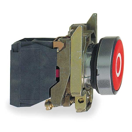 Push Button Operator, Flush, Momentary Action, Not Applicable Release, Non-Illuminated, Red MPN:XB4BA4322