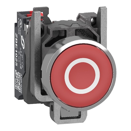 Push Button Operator, 22 mm, 1NC, Red MPN:XB4BA43225