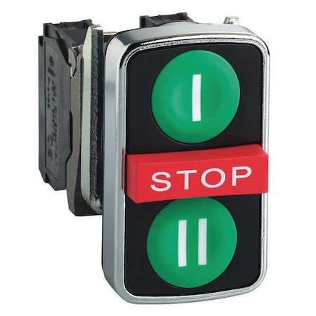 Push Button Operator, Flush, Momentary / Momentary Action, Not Applicable Release, Non-Illuminated MPN:XB4BA731327
