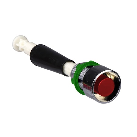 Manual overload reset push button, Harmony XB4, metal, flush, red, 22mm, 30.130mm actuation distance, unmarked MPN:XB4BA941