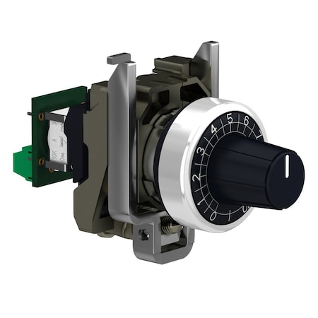 Complete potentiometer, Harmony XB4, metal, 22mm, 100K MPN:XB4BD912R100K
