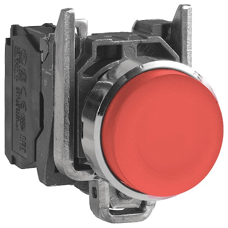 Push Button Operator, 22 mm, 1NO, Red MPN:XB4BL41