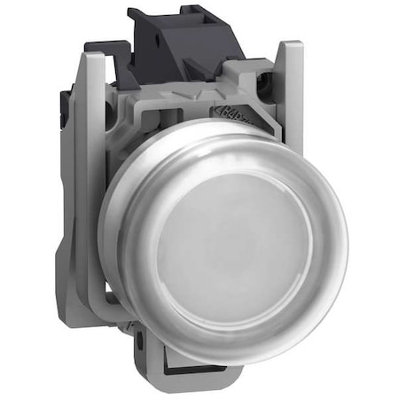 Push Button Operator, Flush, Momentary Action, Not Applicable Release, Non-Illuminated, White MPN:XB4BP181GEX