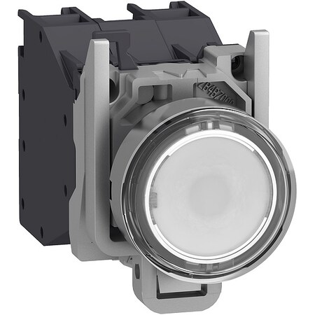 Illuminated Push Button, Flush, Momentary Action, Not Applicable Release, Illuminated, White MPN:XB4BP183BM5GEX