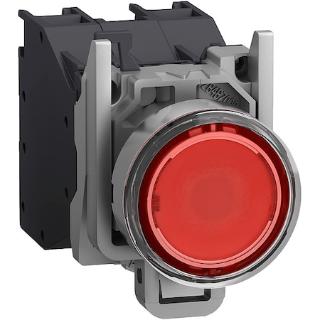 Illuminated Push Button, 22 mm, 1NC, Red MPN:XB4BP483BM5GEX