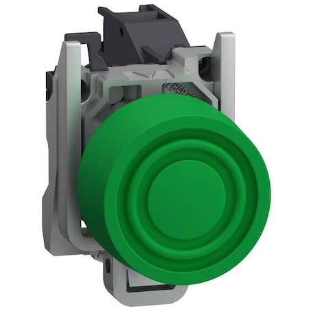 Push Button Operator, Flush, Momentary Action, Not Applicable Release, Non-Illuminated, Green MPN:XB4BPS31GEX