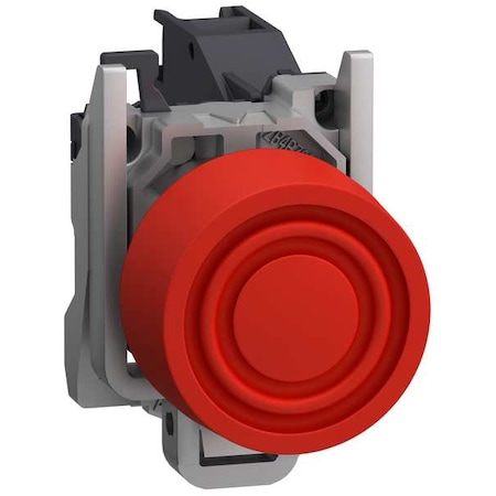Push Button Operator, Flush, Momentary Action, Not Applicable Release, Non-Illuminated, Red MPN:XB4BPS42GEX