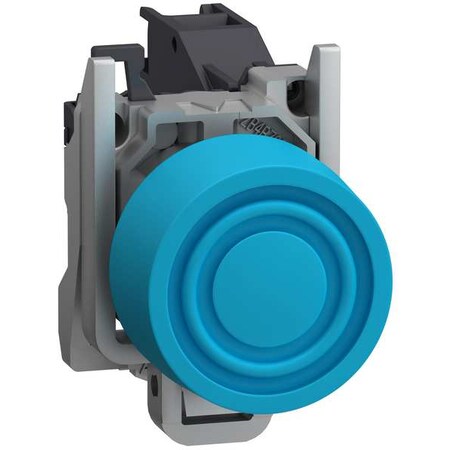Push Button Operator, Flush, Momentary Action, Not Applicable Release, Non-Illuminated, Blue MPN:XB4BPS61GEX