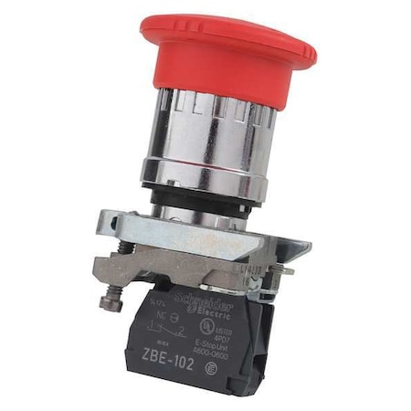 Emergency Stop Push Button, 22 mm, 1NC, Red MPN:XB4BS8442