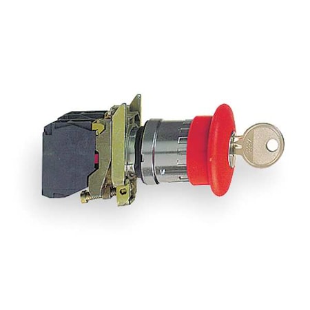 Emergency Stop Push Button, 22 mm, 1NO/1NC, Red MPN:XB4BS9445