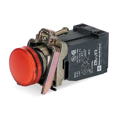 Pilot Light Complete, Red, Incandescent MPN:XB4BV34