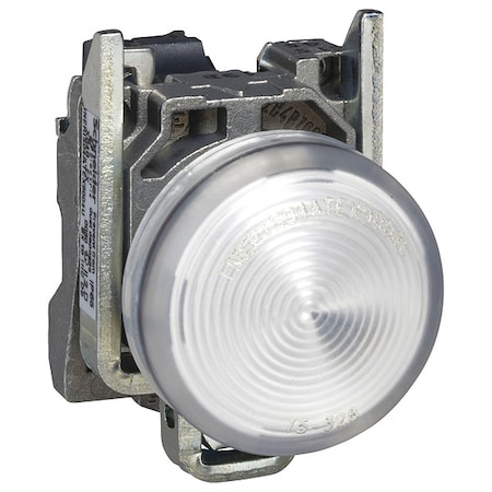 Pilot Light, White, 22mm, LED MPN:XB4BVM1