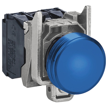 Pilot Light, Blue, 22mm, LED MPN:XB4BVM6