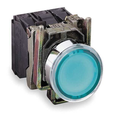 Illuminated Push Button, Flush, Momentary Action, Not Applicable Release, Illuminated, Green MPN:XB4BW3365