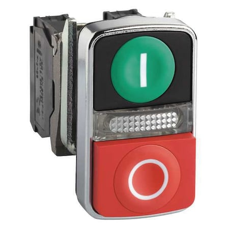 Push Button Operator, Flush, Momentary / Momentary Action, Not Applicable Release, Illuminated MPN:XB4BW73731B5