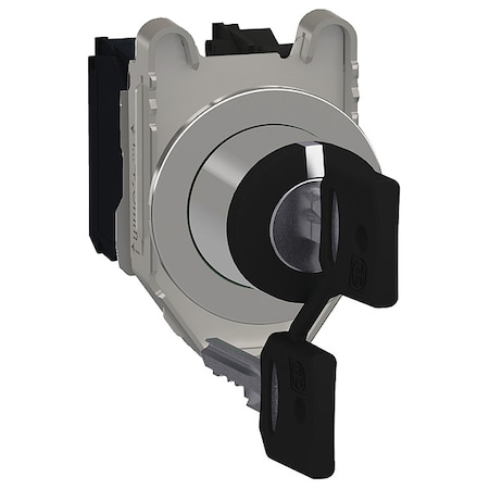 SelectorSwitch, Keyed, 3Pos, 30mm, Black MPN:XB4FG03