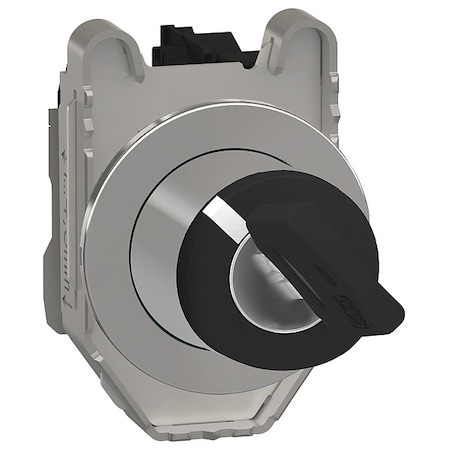 SelectorSwitch, Keyed, 2Pos, 30mm, Black MPN:XB4FG21