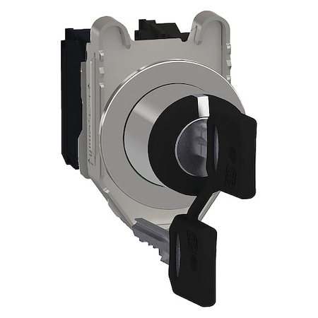 SelectorSwitch, Keyed, 3Pos, 30mm, Black MPN:XB4FG33