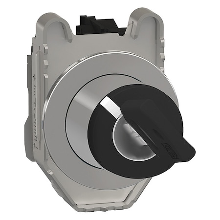 SelectorSwitch, Keyed, 2Pos, 30mm, Black MPN:XB4FG61