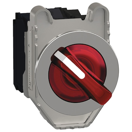 Selector Switch, Illum, 2 Pos, 30mm, Red MPN:XB4FK124B5