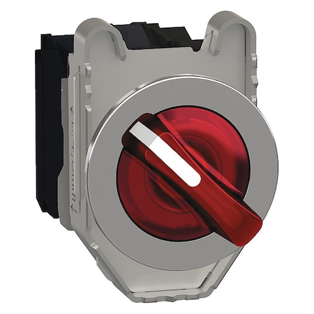 Selector Switch, Illum, 2 Pos, 30mm, Red MPN:XB4FK124M5